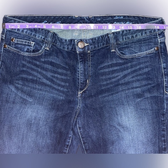 Eddie Bauer Jeans 16 Women’s Curvy Barely Boot Fit - Picture 3 of 6